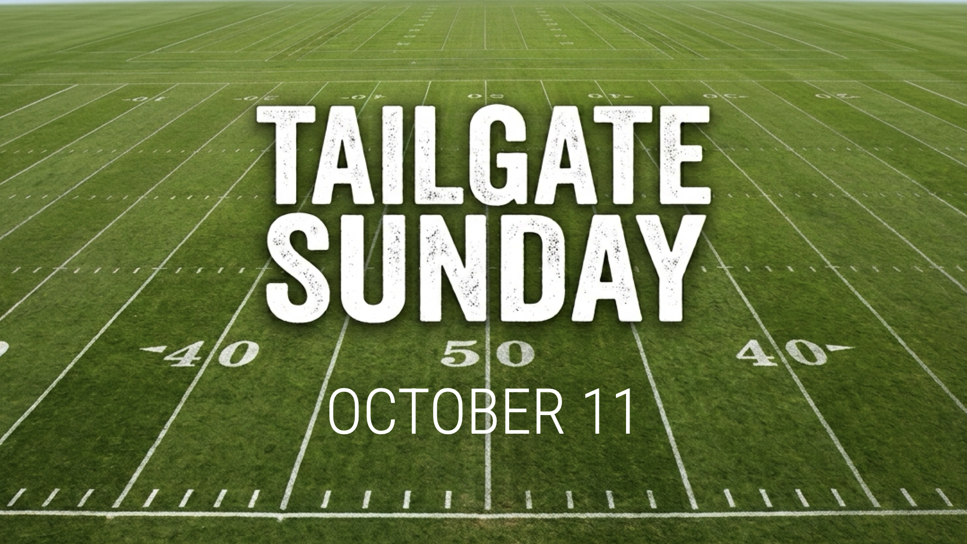 Tailgate Sunday